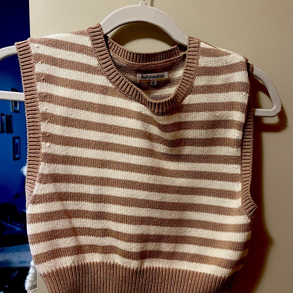 Reformation vest. Only worn once.